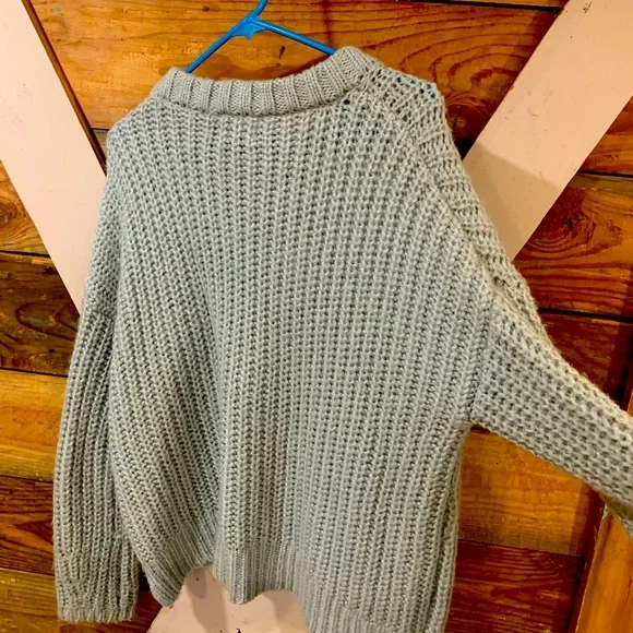 Universal Thread Sweaters Light Blue Chunky Knit Sweater
